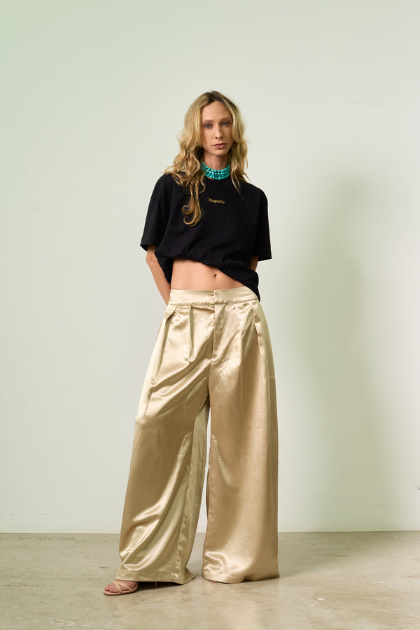 CALÇA GLOW DOURADA