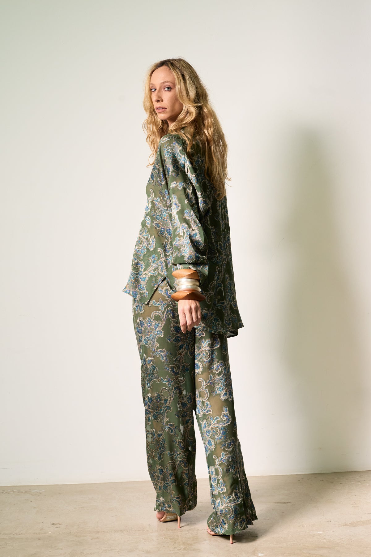 CAMISA ESTAMPADA VERDE