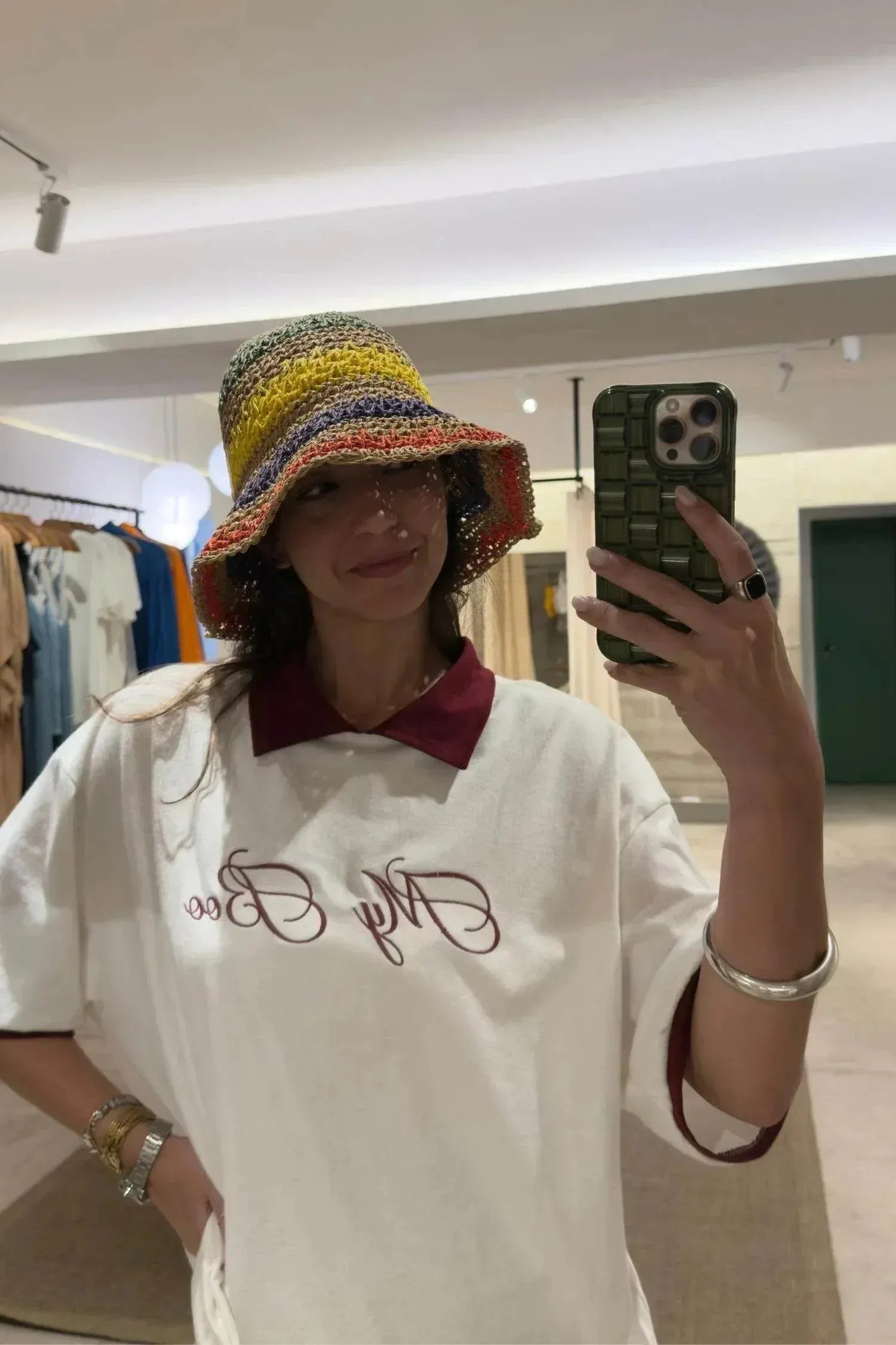 CHAPÉU BUCKET PALHA COLORIDO-BOOBOO