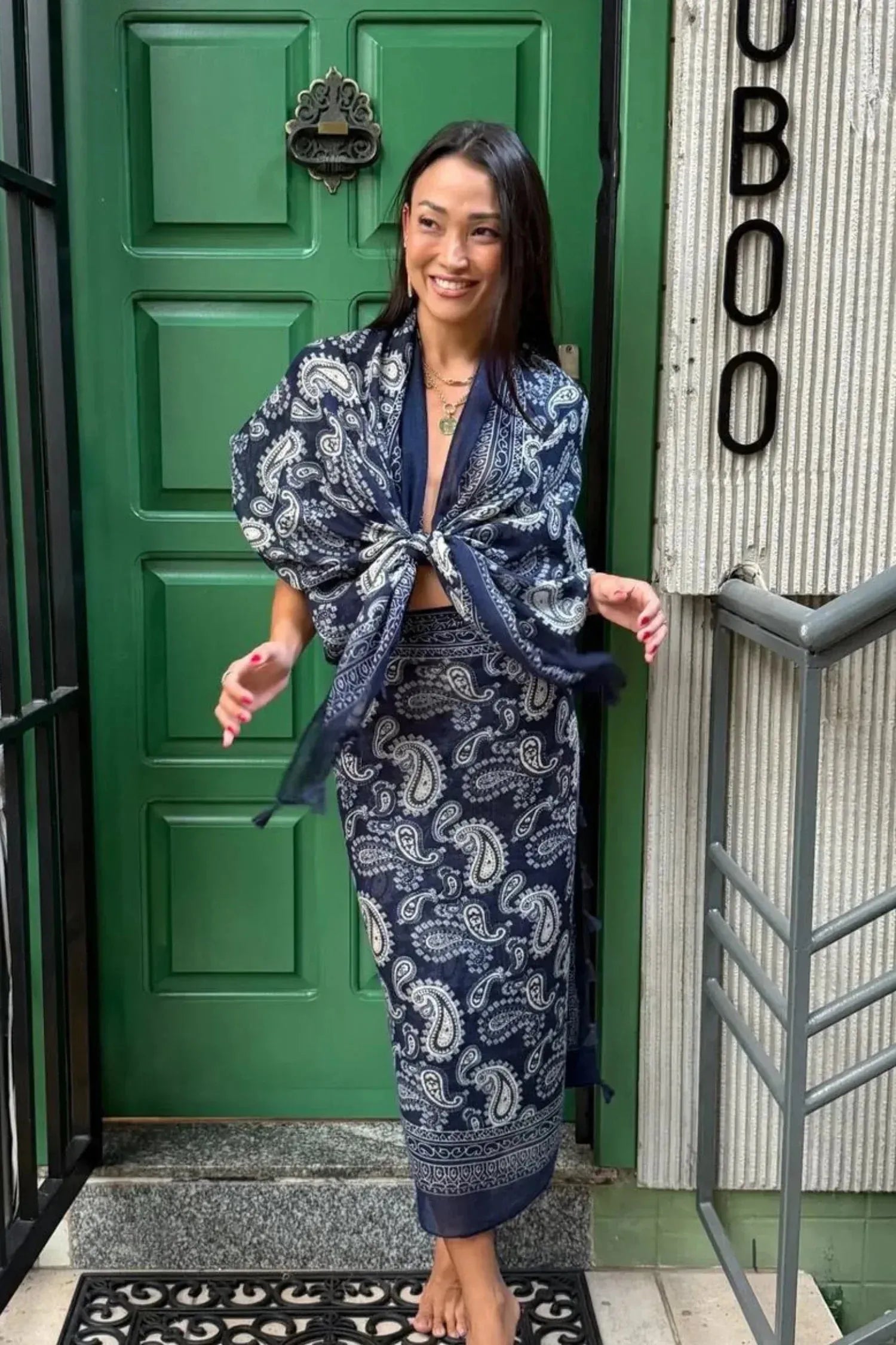 PANNEAU AZUL PAISLEY-BOOBOO