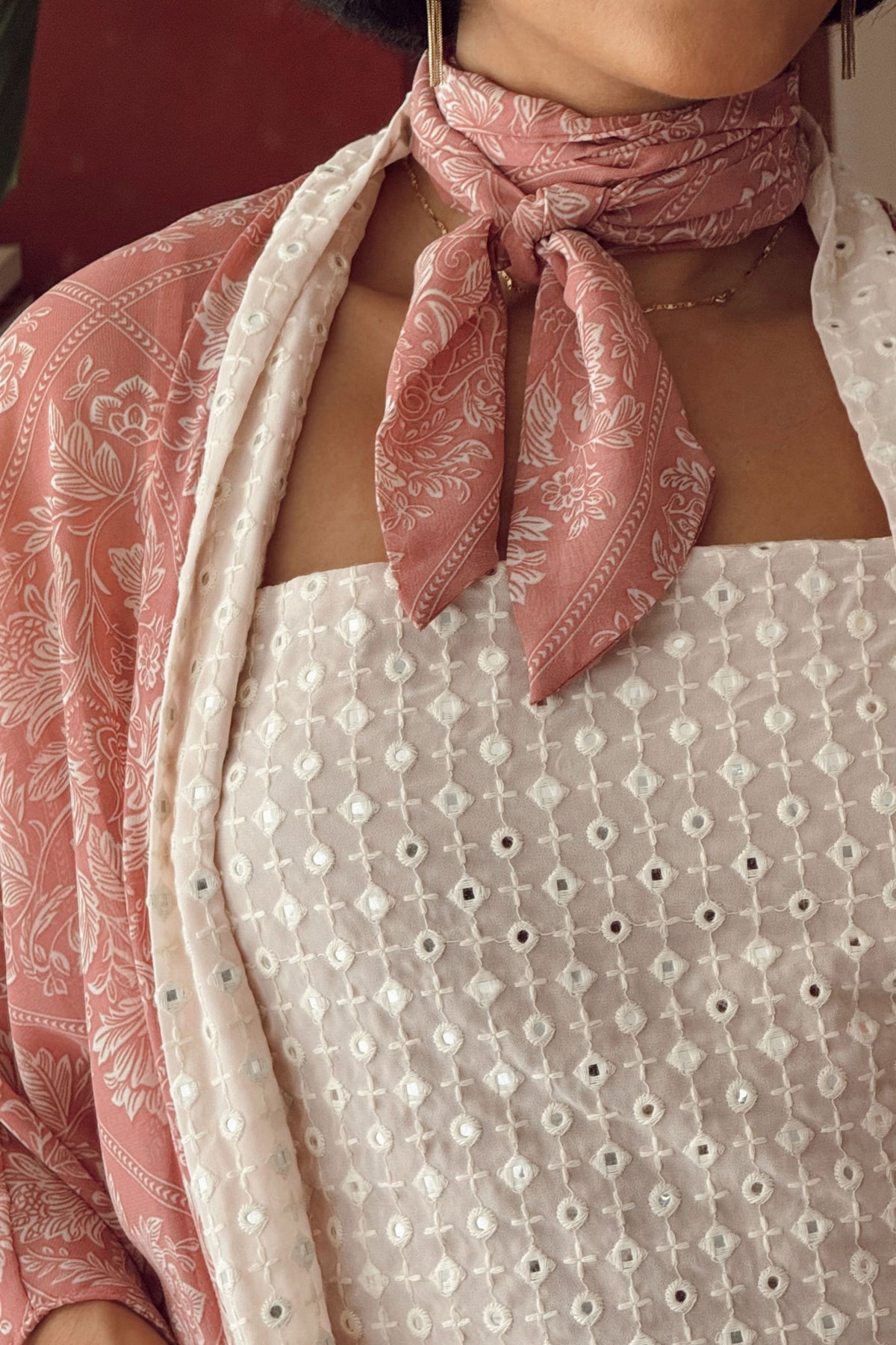KIMONO LONGO PAISLEY ROSE