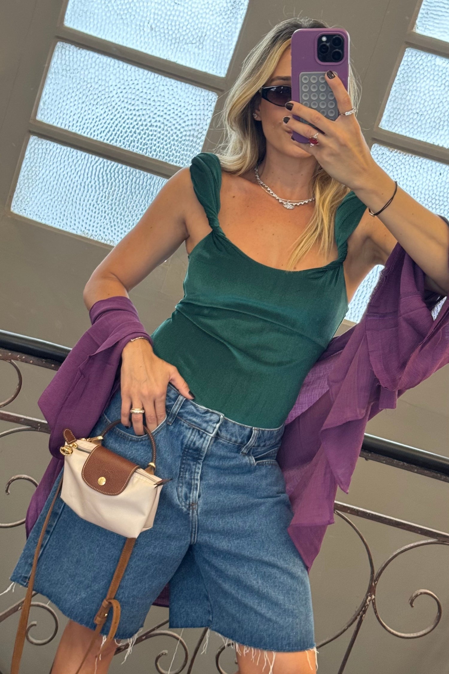 BODY VELUDO VERDE