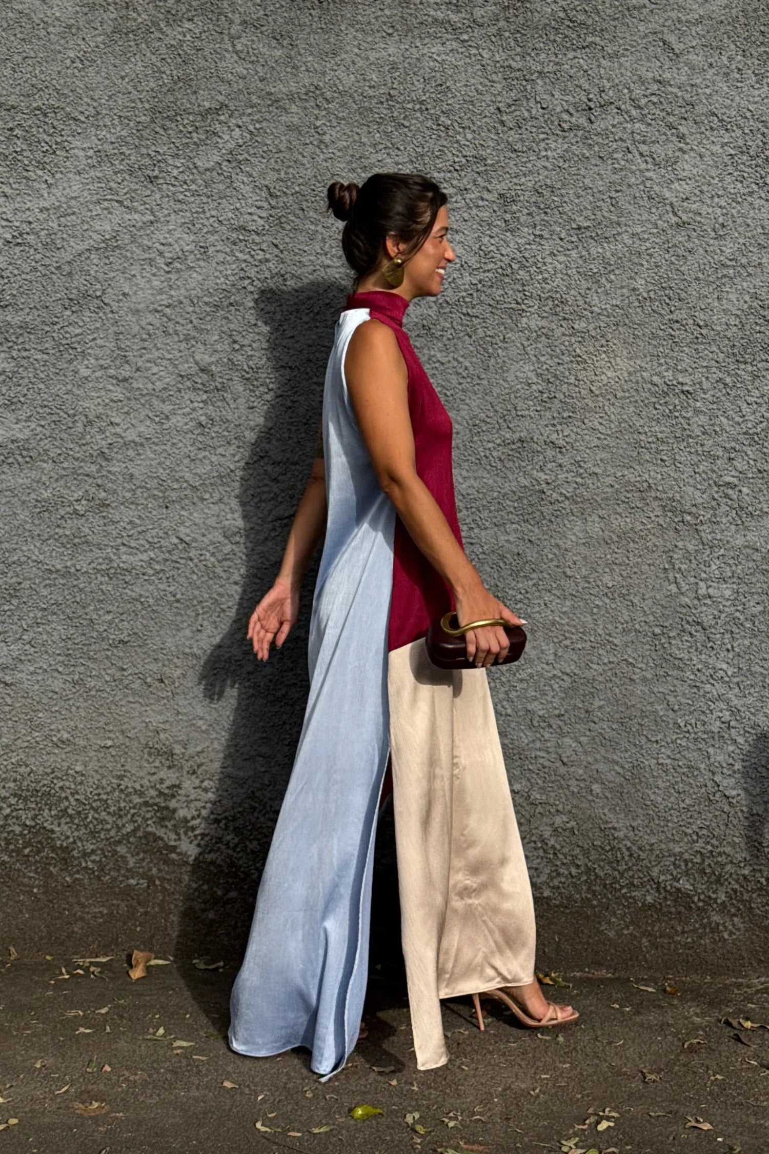 VESTIDO FESTA COLOR BLOCK - BOOBOO