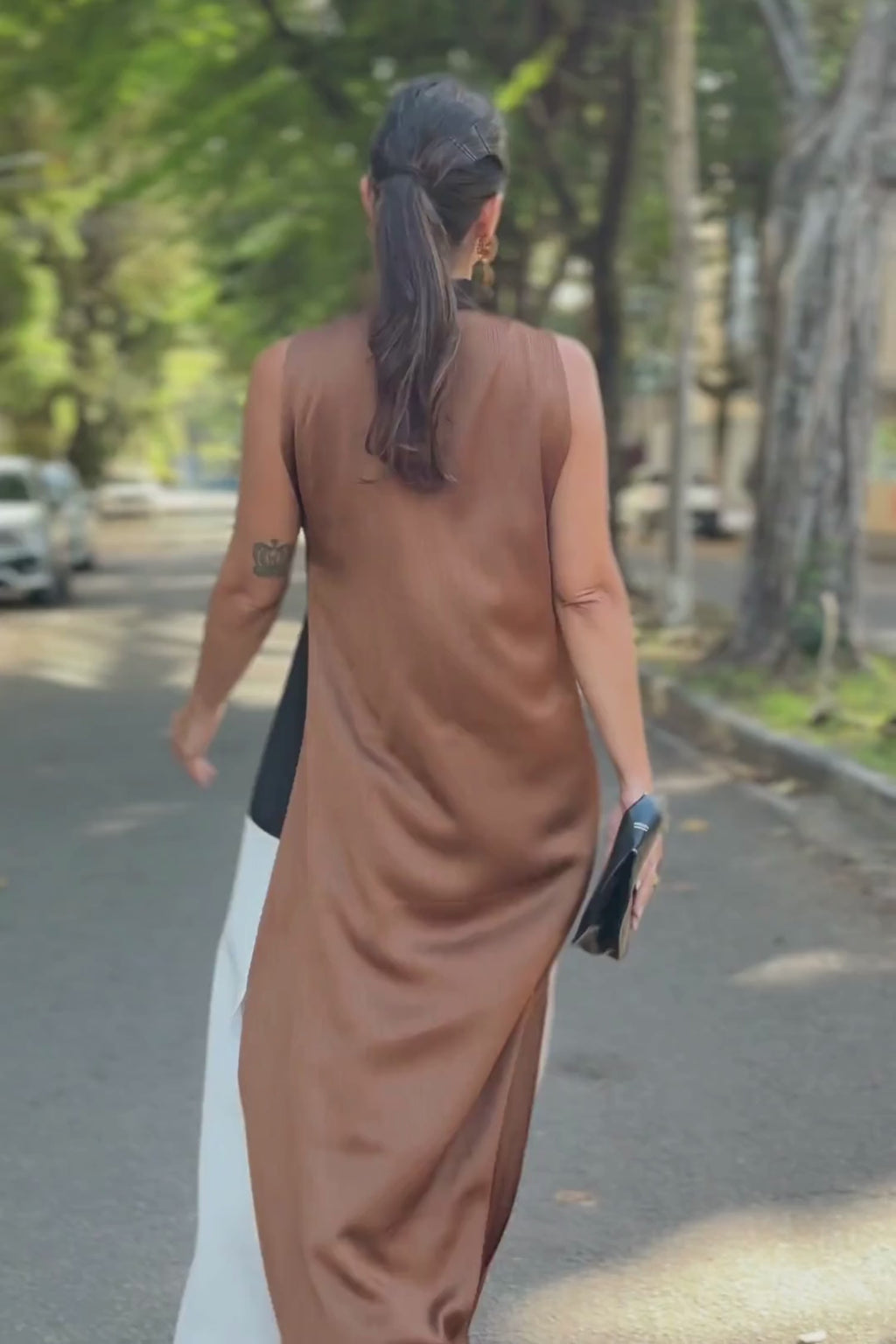 VESTIDO FESTA COLOR BLOCK BLACK