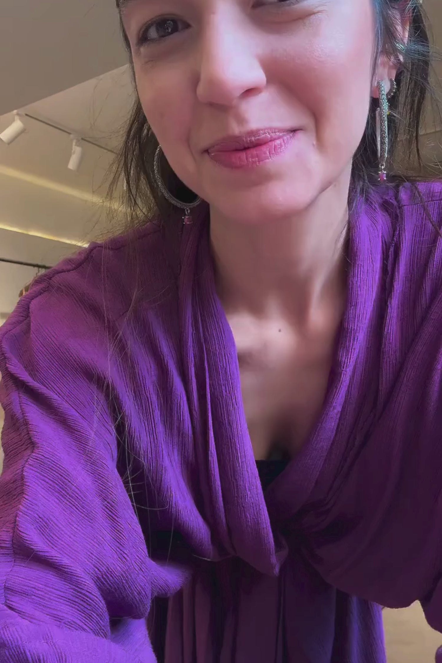KIMONO YOKO LONGO PÚRPURA