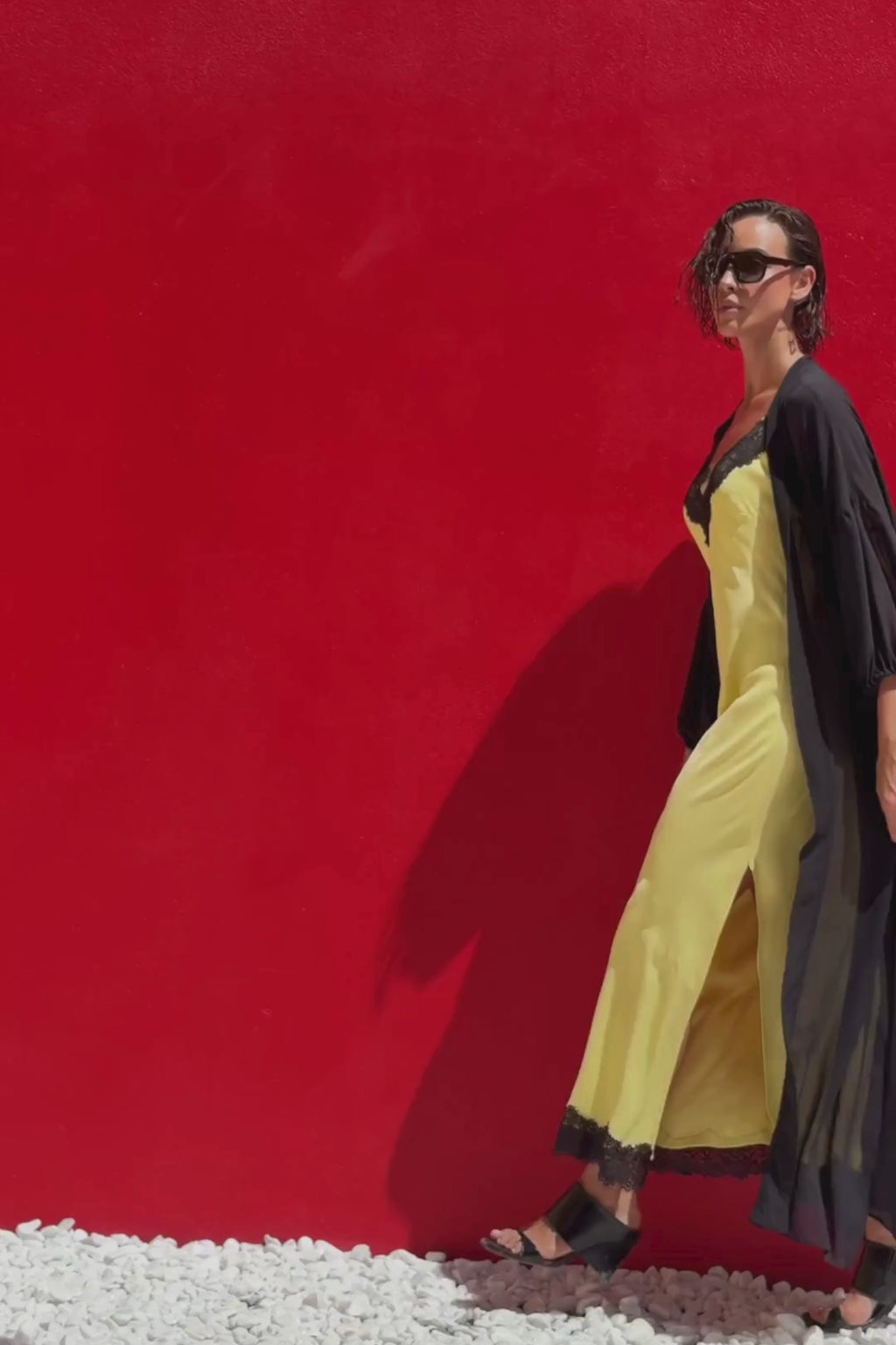 KIMONO LONGO PRETO