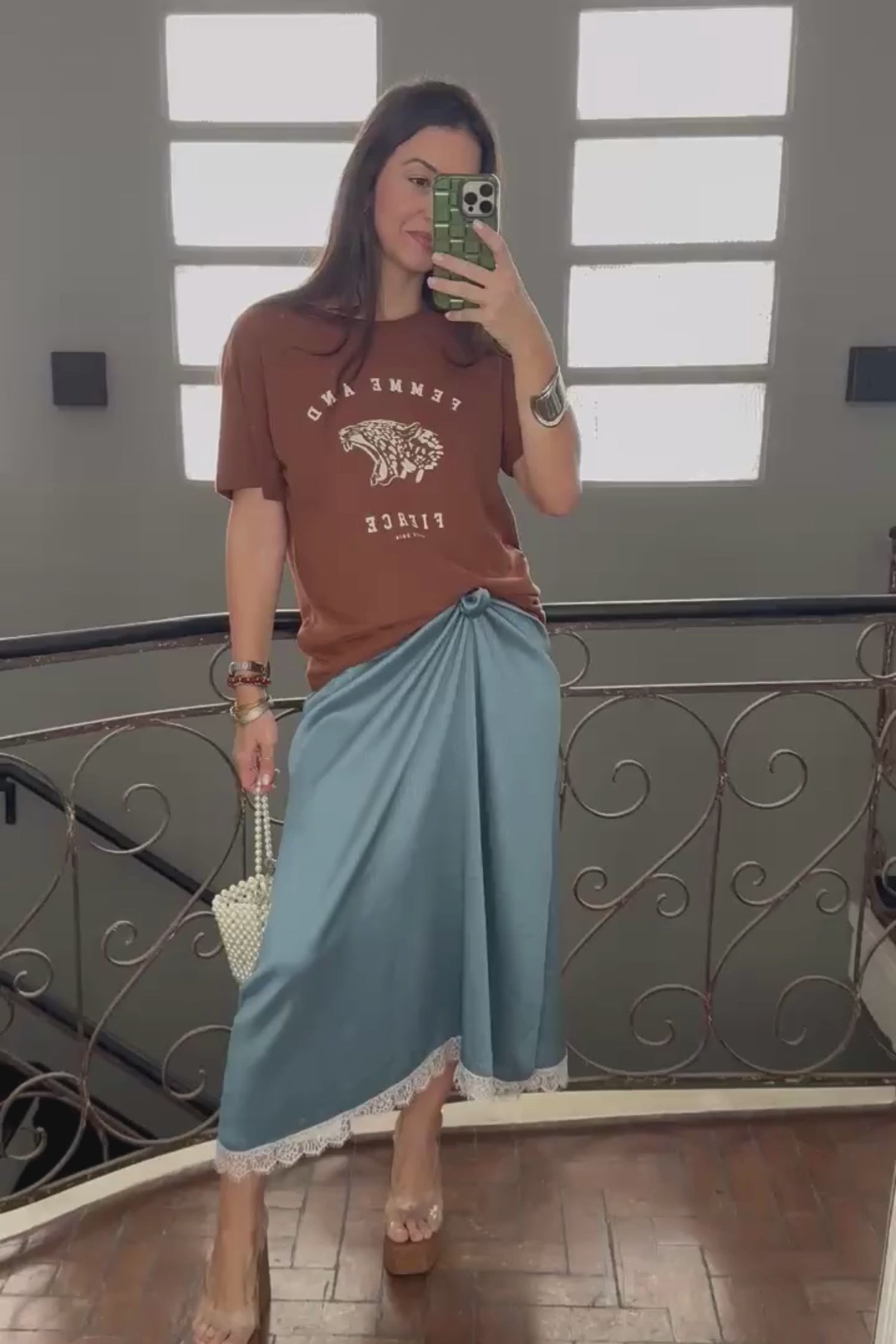 VESTIDO RENDA AZUL